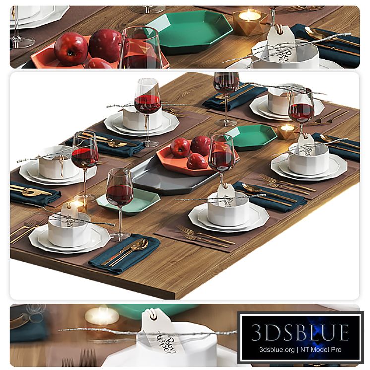 Table setting \/ Table setting 4 3DS Max - thumbnail 3