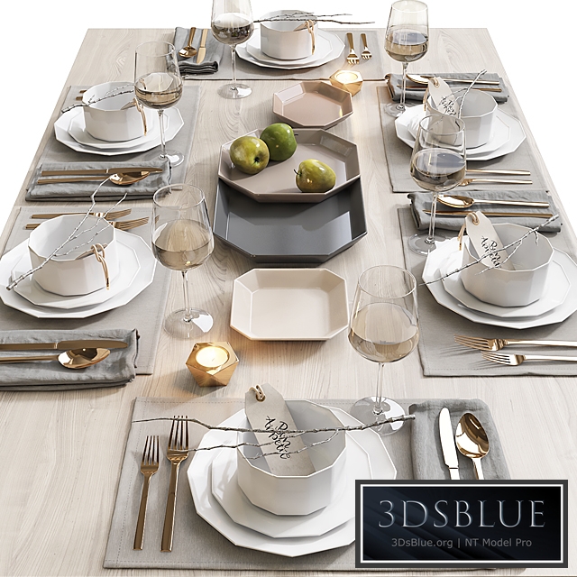 Table setting \/ Table setting 5 3DS Max - thumbnail 3