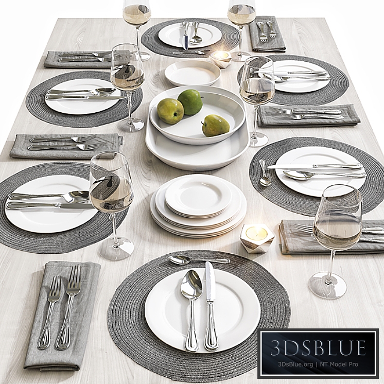 Table setting \/ Table setting 6 3DS Max - thumbnail 3