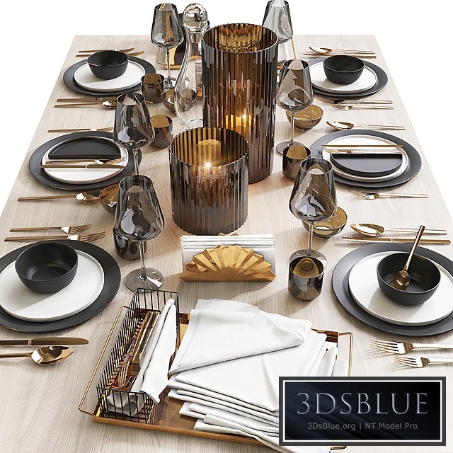 Table setting \/ Table setting 7 3DS Max - thumbnail 3