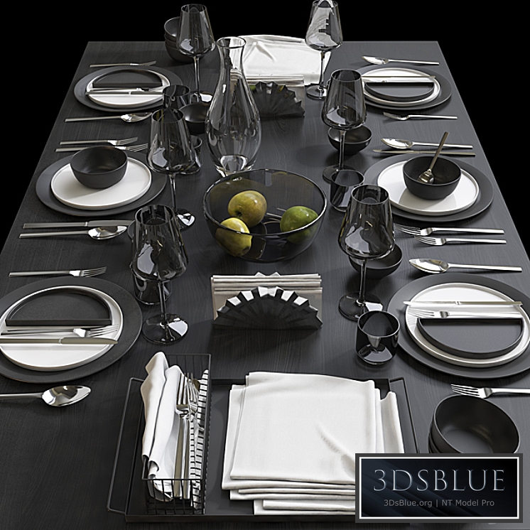 Table setting \/ Table setting 9 3DS Max - thumbnail 3