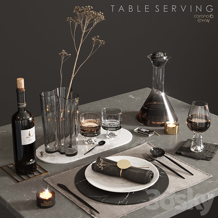 TABLESERVING 3DS Max - thumbnail 1