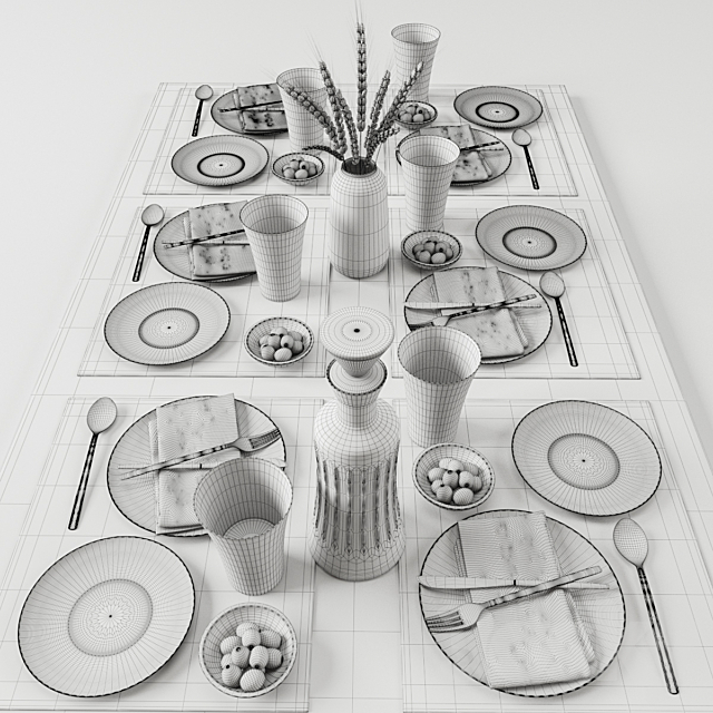 Tableware 011 3DSMax File - thumbnail 3