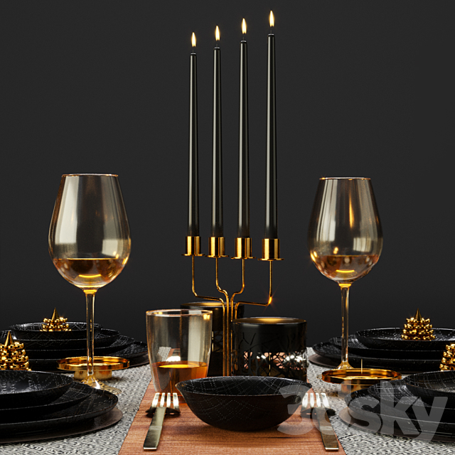 Tableware 015 3DSMax File - thumbnail 3