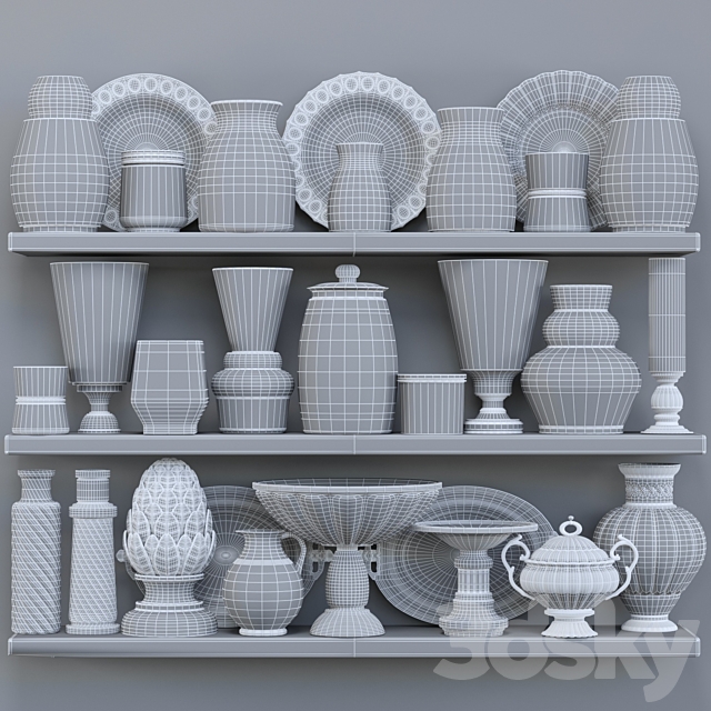 Tableware-02 3DS Max Model - thumbnail 3