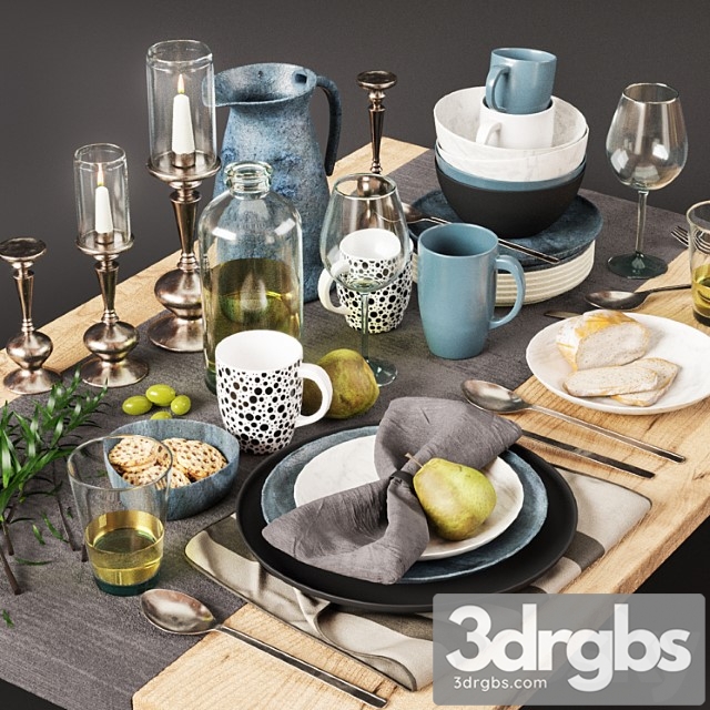 Tableware 05 3dsmax Download - thumbnail 1