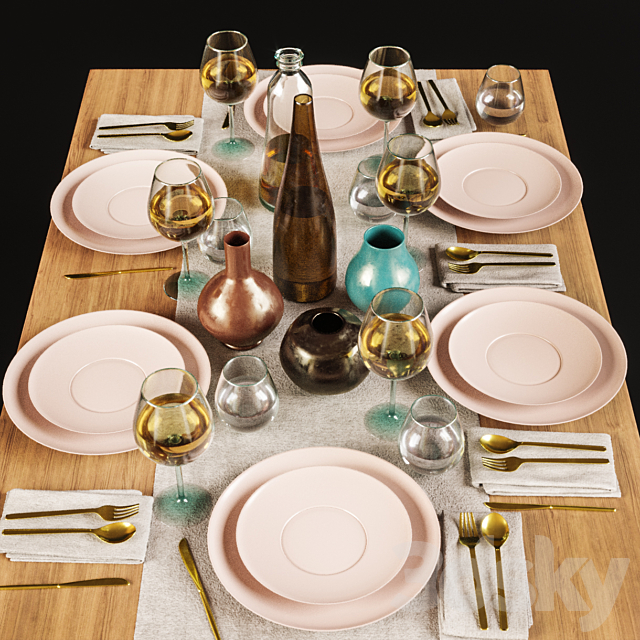 Tableware 09 3DSMax File - thumbnail 1