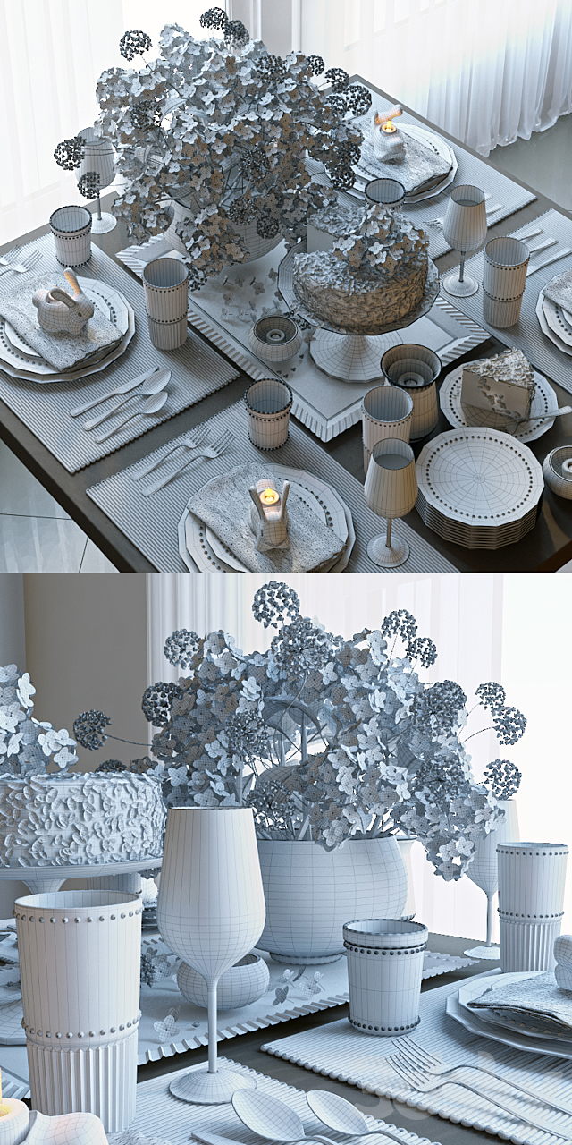 Tableware 11 3DSMax File - thumbnail 3