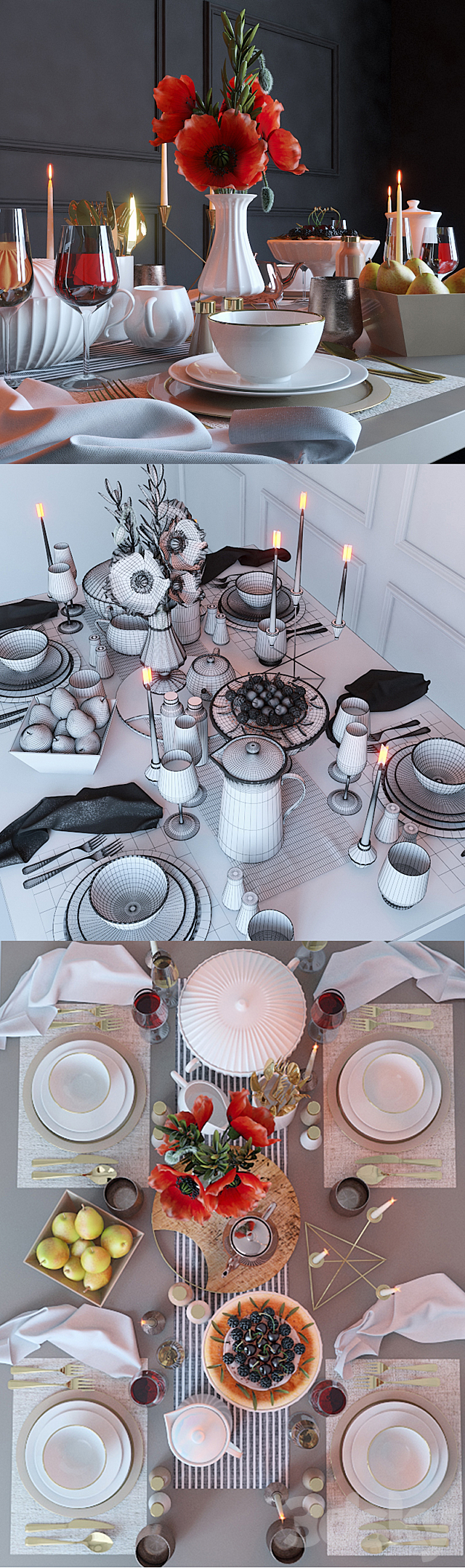 Tableware 2 3DSMax File - thumbnail 3