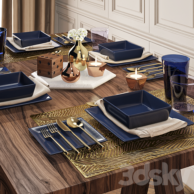 Tableware 2 from CB2 3DSMax File - thumbnail 1