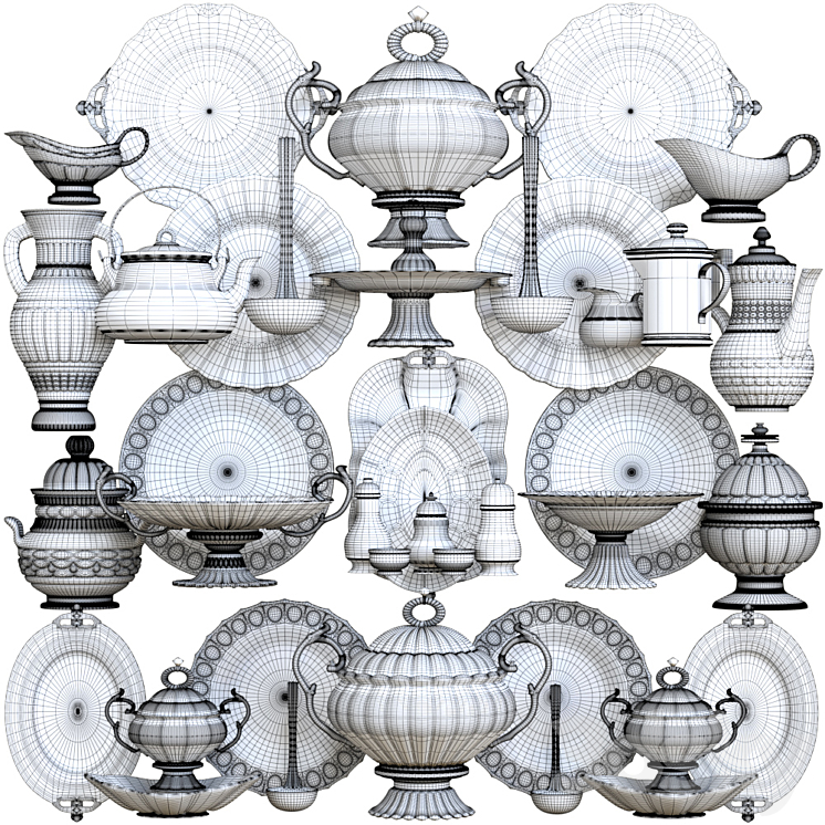 Tableware-33 3DS Max - thumbnail 2