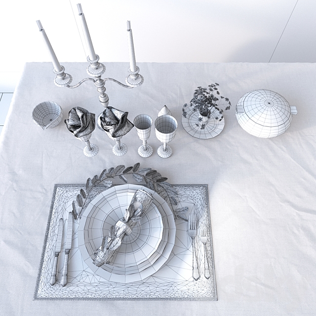 Tableware 3DSMax File - thumbnail 3