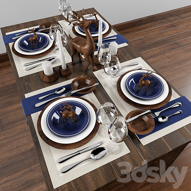 Tableware 3DSMax File - thumbnail 1