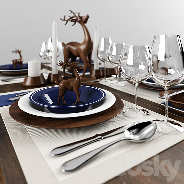 Tableware 3DSMax File - thumbnail 2