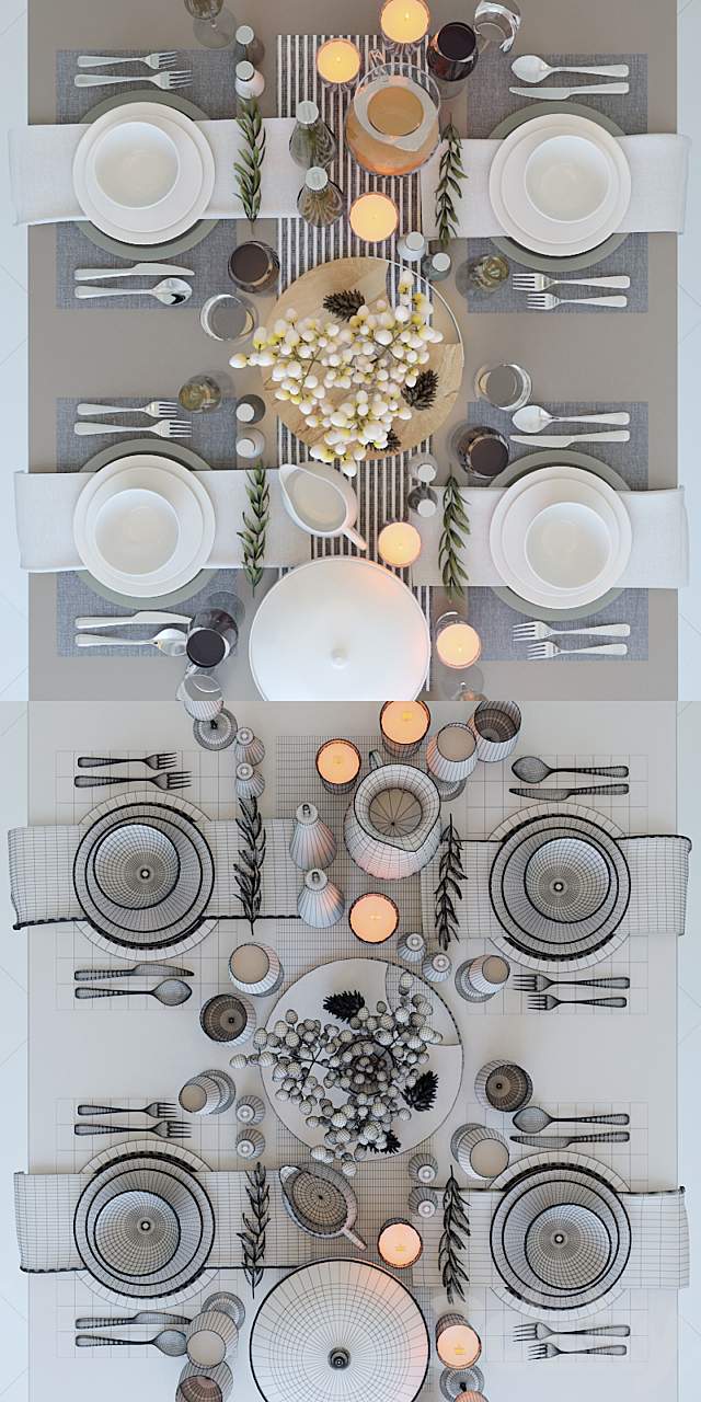 Tableware 3DSMax File - thumbnail 3