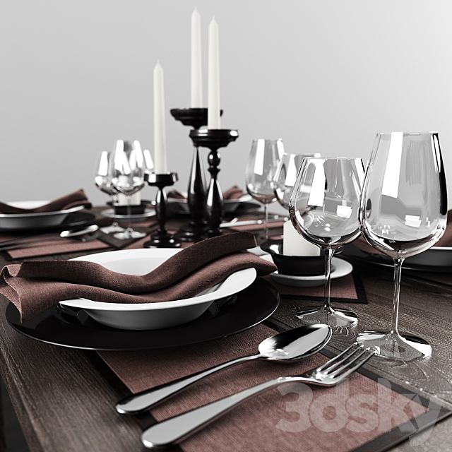 Tableware 3DSMax File - thumbnail 2