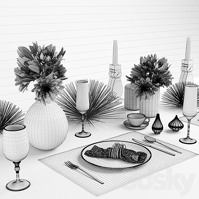 Tableware 3DSMax File - thumbnail 3