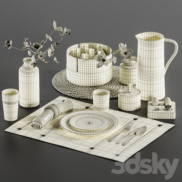 Tableware-5-Hearth-and-Hand 3DSMax File - thumbnail 5