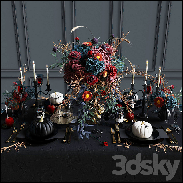 Tableware “Halloween” 3DSMax File - thumbnail 1