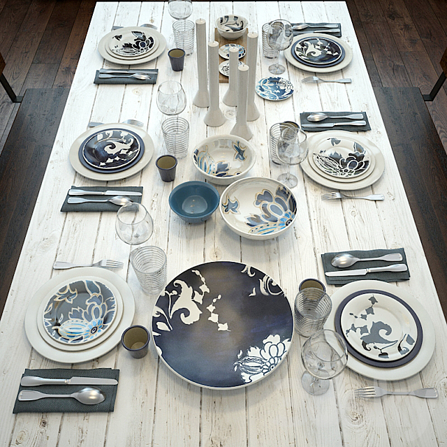 Tableware Indigo 3DSMax File - thumbnail 1