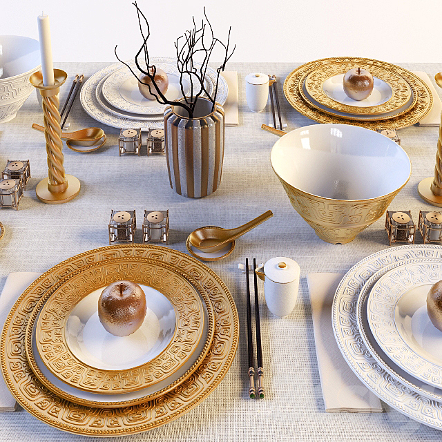 Tableware L-objet 3DSMax File - thumbnail 1