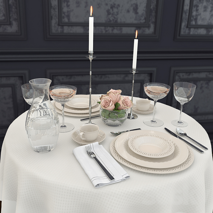 Tableware Ralph Lauren 3DS Max - thumbnail 1