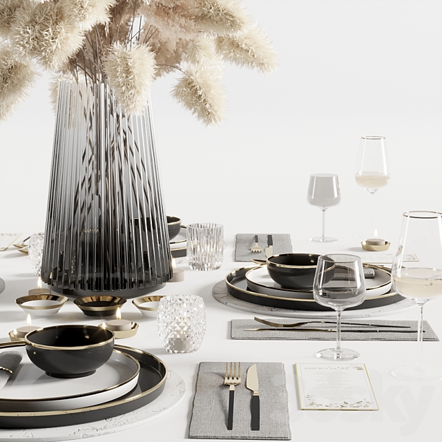 tableware set6 3DSMax File - thumbnail 2