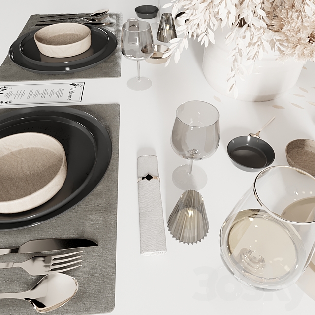 tableware set7 3DSMax File - thumbnail 4