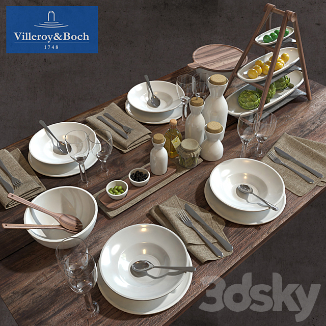 Tableware – villeroy & boch 3DSMax File - thumbnail 1