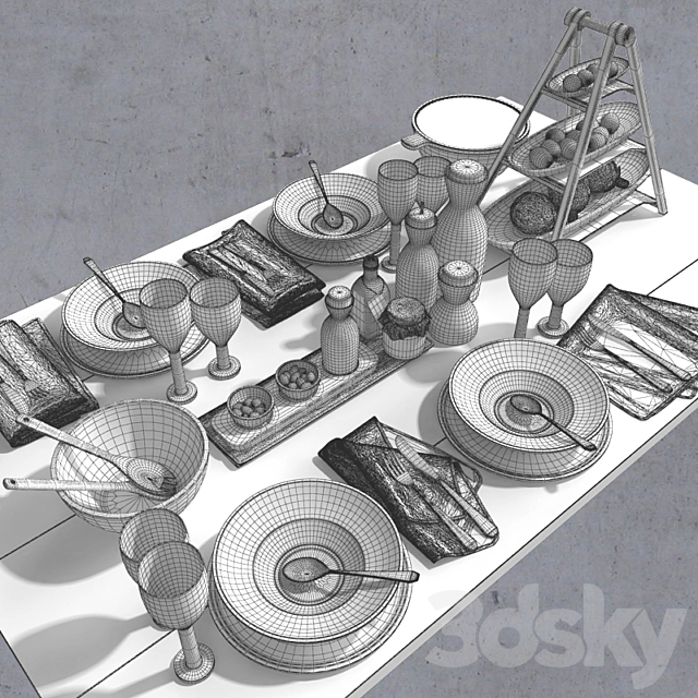 Tableware – villeroy & boch 3DSMax File - thumbnail 3