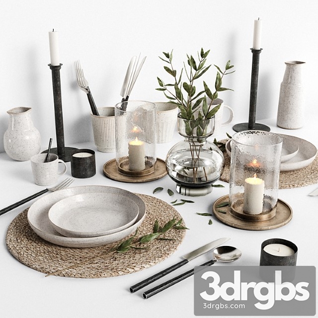 Tablewear 02 3dsmax Download - thumbnail 1