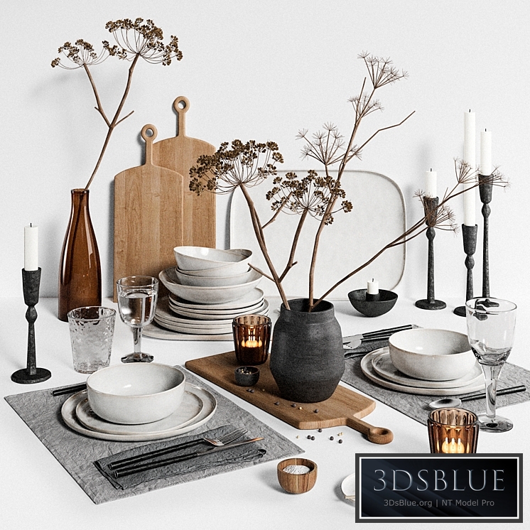 Tablewear 08 3DS Max - thumbnail 3