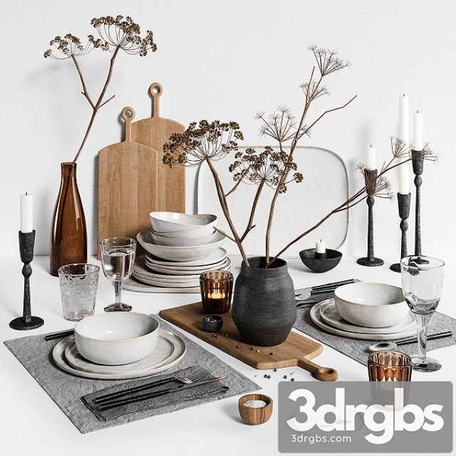 Tablewear 08 3dsmax Download - thumbnail 1