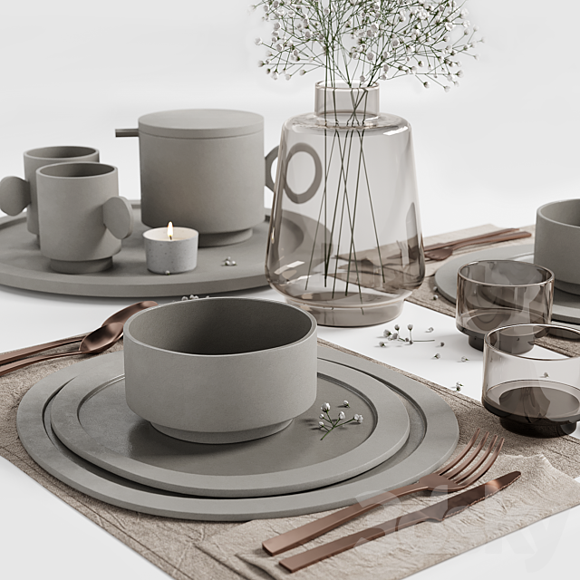 Tablewear_01 3DSMax File - thumbnail 2