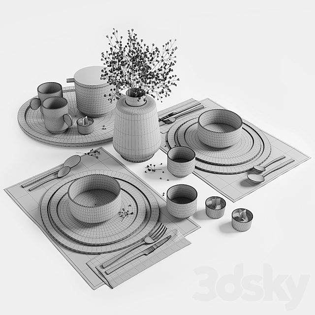 Tablewear_01 3DSMax File - thumbnail 4