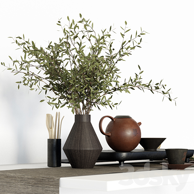 Tea ceremony set 3DSMax File - thumbnail 3