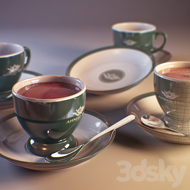 Tea mug Ahmad 3DSMax File - thumbnail 1