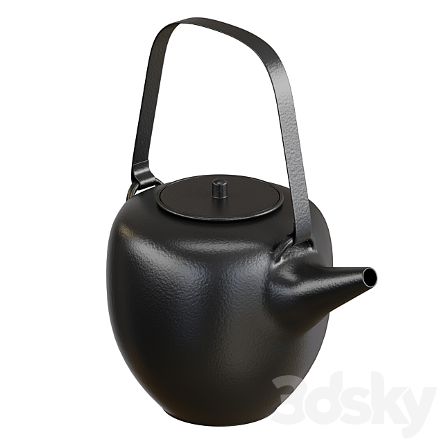 Teapot set 2 with 3 materials 3DSMax File - thumbnail 5