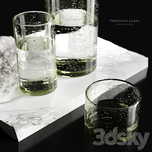 through glass 3DS Max Model - thumbnail 3