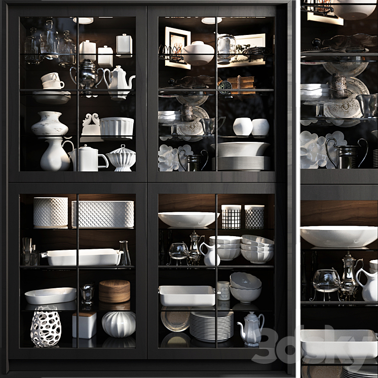 Wardrobe with service 4 3DS Max - thumbnail 1