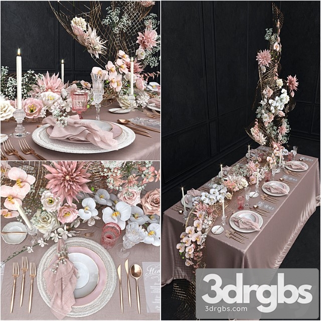 Wedding composition 3dsmax Download - thumbnail 1