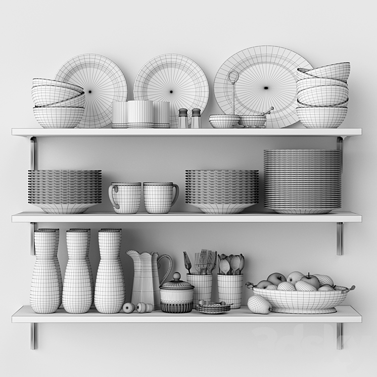 Williams Sonoma – set2 3DS Max - thumbnail 2