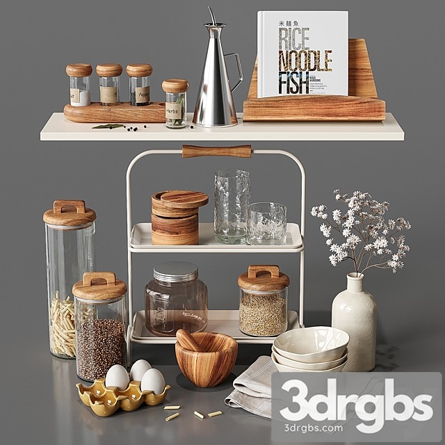 Zara Home Kitchen Decor 3dsmax Download - thumbnail 1