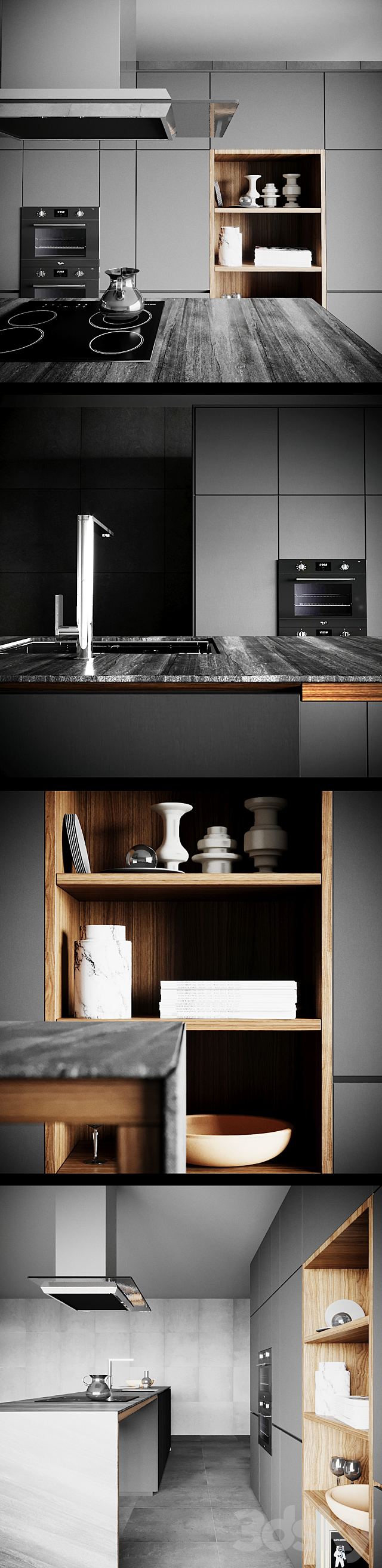 Valcucine Forma Mentis Dark 3DSMax File - thumbnail 2