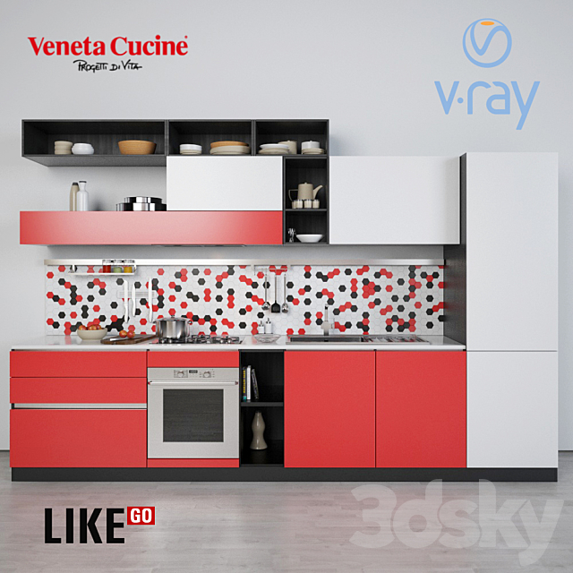 Veneta Cucine like go 3DSMax File - thumbnail 1