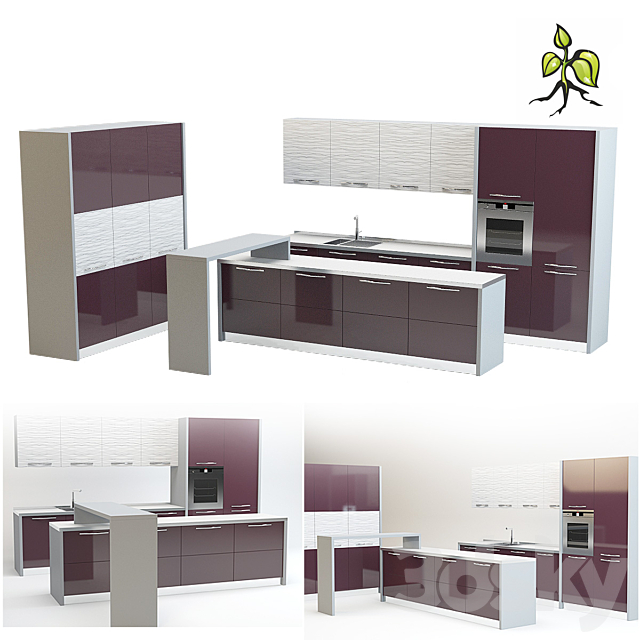 Verno Cucine _Titan 3DSMax File - thumbnail 1