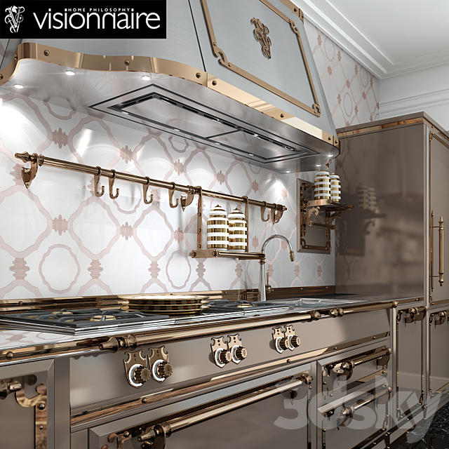 Visionnaire Victorian Working Area Composition 3DSMax File - thumbnail 2