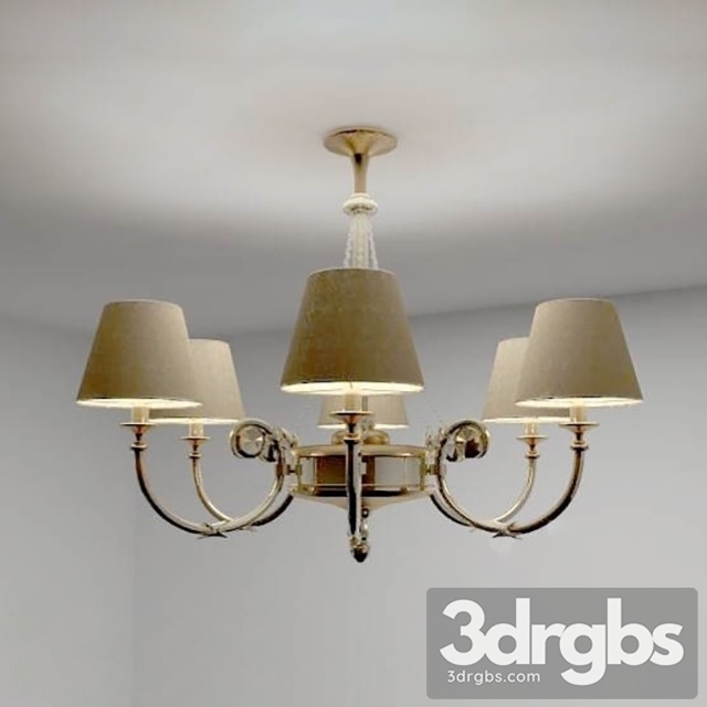 Alfa Sofia 6 Ceiling Lights Chandeliers 3dsmax Download - thumbnail 1