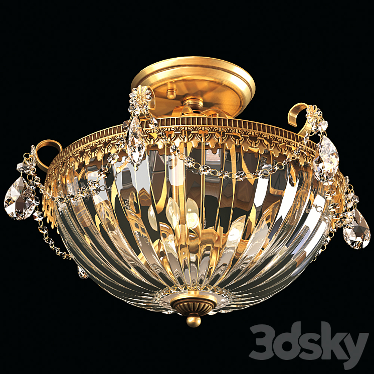 Arte Lamp Schelenberg A4410PL-3SR 3DS Max - thumbnail 2