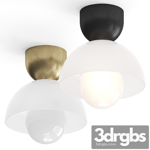 Arteriors Donley Flush Mount Ceiling Lamp 3dsmax Download - thumbnail 1